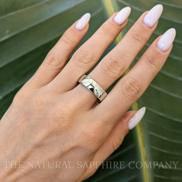 18K Yellow Gold Men's Plain Band