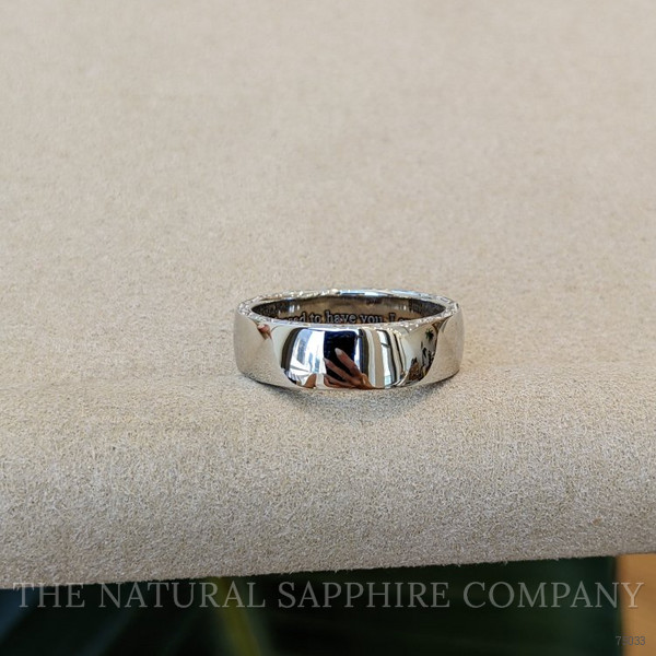 18K Yellow Gold Men's Plain Band