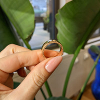 14K White Gold Men's Plain Band Life Style