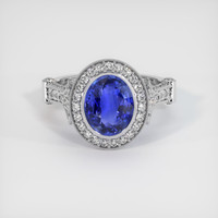 4.07 Ct. Sapphire Ring, Platinum 950 1
