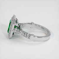 1.24 Ct. Emerald Ring, Platinum 950 4