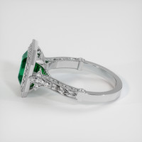 1.90 Ct. Emerald Ring, Platinum 950 4