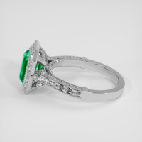 2.23 Ct. Emerald Ring, Platinum 950 4