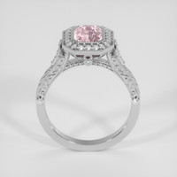 2.15 Ct. Pink Sapphire Ring, Platinum 950 3