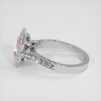 2.15 Ct. Pink Sapphire Ring, Platinum 950 4