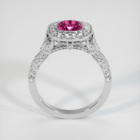 1.33 Ct. Padparadscha Sapphire Ring, Platinum 950 3