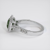 1.85 Ct. Green Sapphire Ring, Platinum 950 4
