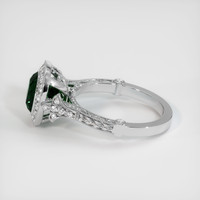 3.31 Ct. Green Sapphire Ring, Platinum 950 4