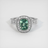 2.67 Ct. Sapphire Ring, Platinum 950 1