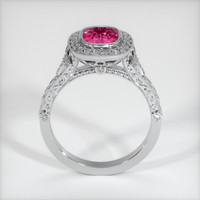 1.29 Ct. Purplish Pink Sapphire Ring, Platinum 950 3