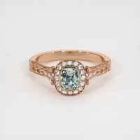 0.73 Ct. Sapphire Ring, 14K Rose Gold 1