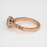 0.73 Ct. Sapphire Ring, 14K Rose Gold 4