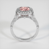 2.06 Ct. Padparadscha Sapphire Ring, 10K White Gold 3