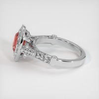 2.55 Ct. Sapphire Ring, 14K White Gold 4