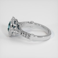 2.55 Ct. Sapphire Ring, 14K White Gold 4