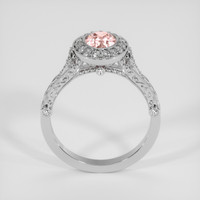 1.01 Ct. Pink Sapphire Ring, 14K White Gold 3