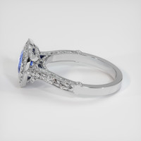 1.31 Ct. Sapphire Ring, 14K White Gold 4