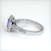 2.04 Ct. Sapphire Ring, 18K White Gold 4