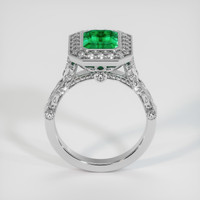 1.24 Ct. Emerald Ring, 18K White Gold 3