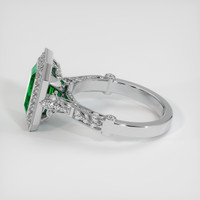 1.24 Ct. Emerald Ring, 18K White Gold 4