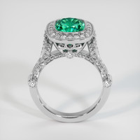 2.82 Ct. Emerald Ring, 18K White Gold 3