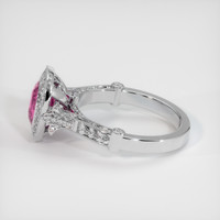 1.80 Ct. Sapphire Ring, 18K White Gold 4