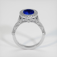 2.73 Ct. Sapphire Ring, 18K White Gold 3