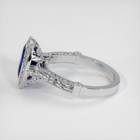 2.73 Ct. Sapphire Ring, 18K White Gold 4