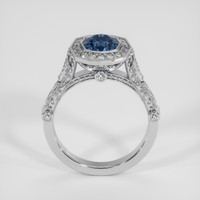 1.53 Ct. Blue Sapphire Ring, 18K White Gold 3