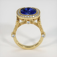 8.37 Ct. Blue Sapphire Ring, 10K Yellow Gold 3