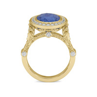 5.06 Ct. Sapphire Ring, 14K Yellow Gold 3