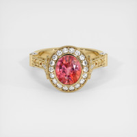 2.04 Ct. Sapphire Ring, 14K Yellow Gold 1