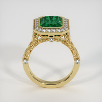 3.59 Ct. Emerald Ring, 18K Yellow Gold 3