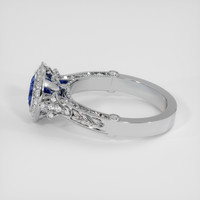 1.03 Ct. Blue Sapphire Ring, Platinum 950 4
