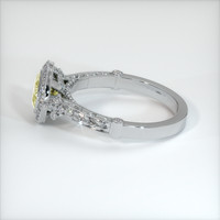 1.33 Ct. Yellow Sapphire Ring, 10K White Gold 4