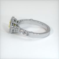 1.33 Ct. Sapphire Ring, 14K White Gold 4