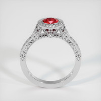 Ruby Ring 0.70 Ct., 18K White Gold Preview