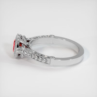 Ruby Ring 0.70 Ct., 18K White Gold Preview