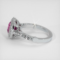 2.07 Ct. Sapphire Ring, 18K White Gold 4