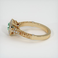 0.96 Ct. Sapphire Ring, 14K Yellow Gold 4