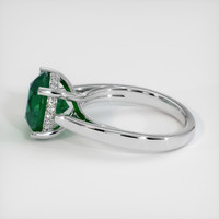 3.85 Ct. Emerald Ring, Platinum 950 4