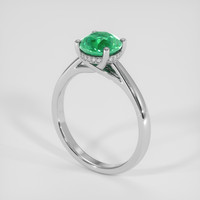 1.24 Ct. Emerald Ring, Platinum 950 2