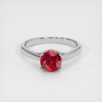 1.51 Ct. Ruby Ring, Platinum 950 1