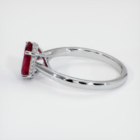 2.03 Ct. Ruby Ring, Platinum 950 4