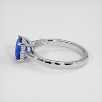 2.23 Ct. Blue Sapphire Ring, Platinum 950 4