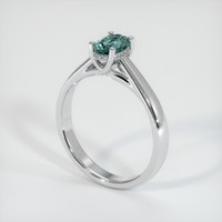 0.68 Ct. Sapphire Ring, Platinum 950 2