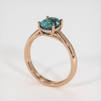 1.99 Ct. Sapphire Ring, 14K Rose Gold 2