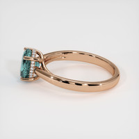 1.99 Ct. Sapphire Ring, 14K Rose Gold 4