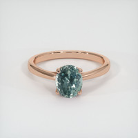 1.48 Ct. Sapphire Ring, 18K Rose Gold 1