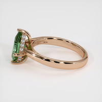1.80 Ct. Green Sapphire Ring, 18K Rose Gold 4